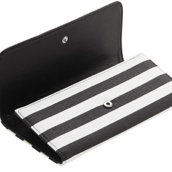 Kut From The Kloth Slim Striped Wallet NWT - Picture 3 of 4